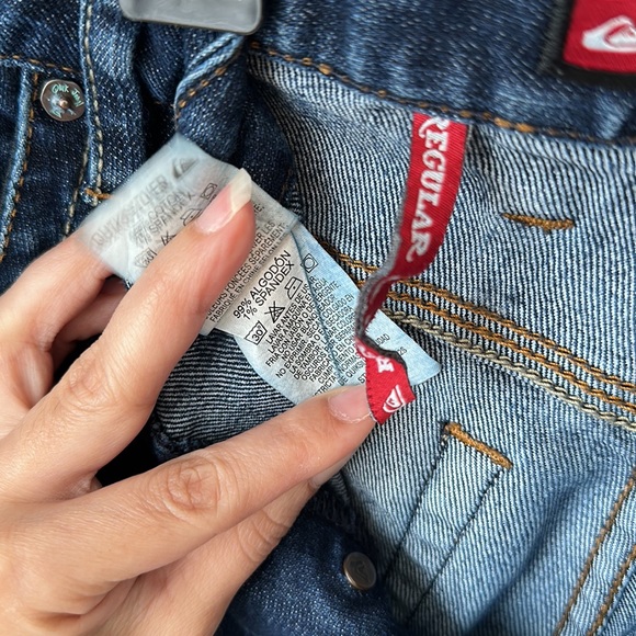 Quick Silver men's jeans. Size Regular Fit 34 - Picture 8 of 8